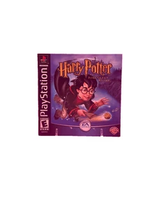 Harry Potter Sorcerers Stone PlayStation PS1 PSX Etiqueta Negra SOLO MANUAL - Imagen 1 de 2