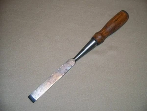 #45 Vtg P.S. & W. No 1 EXT Peck Stow & Wilcox 3/4” Framing Wood Socket Chisel - Picture 1 of 6