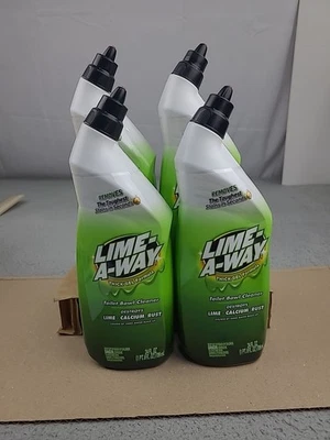 4x Large 24 oz Lime-A-Way Thick Gel Formula Toilet Bowl Cleaner Rust  - Image 1 of 4