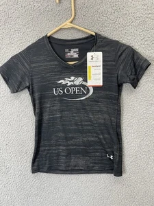 🔥 Under Armour UA • US Open Tennis Dri Fit Heat Gear Shirt • Youth Size XS - Picture 1 of 8