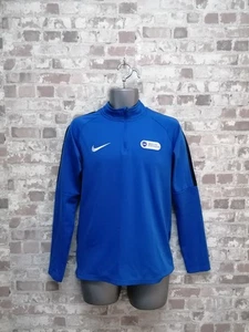 Nike Mens Brighton & Hove Albion The Community 1/4 Zip Blue Sweatshirt Size UK S - Picture 1 of 13