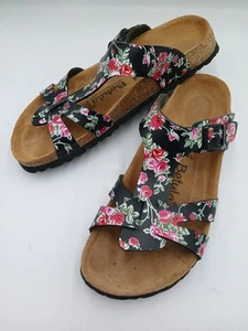 Sandalias Birkenstock Betula Floral Talla 7.5 41 Ajuste Estrecho - Imagen 1 de 8