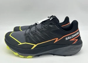 Salomon Thundercross Men's Size 13 Trail Running Shoe Black Yellow Orange 472954 - Picture 1 of 10
