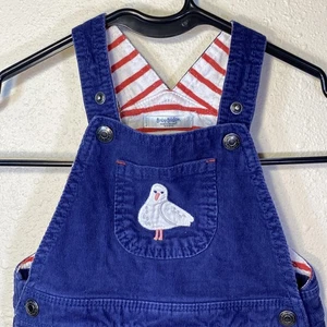 Baby Boden Seagull Nautical Themed Corduroy Snap Overalls 18 24 Months Classic - Bild 1 von 10