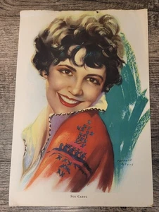 VTG1920's SUE CAROL Artist Proof MOTION PICTURE MAGAZINE Print 7.25" x 11" - Picture 1 of 9