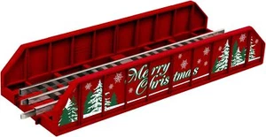 LIONEL 2025050 O GAUGE MERRY CHRISTMAS FASTRACK GIRDER BRIDGE - BRAND NEW - Picture 1 of 1