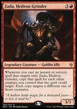 Magic the Gathering MTG Zada, Hedron Grinder (162) Battle for Zendikar   LP - Image 1 of 1
