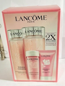 Lancôme Moisture Kit: 450ml Tonique Confort Toner+ 30ml Rose Jelly Mask, Boxed - Picture 1 of 8