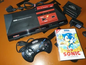 ## SEGA Master System 1 Konsole mit Sonic und 3 weiteren Spielen - TOP ## - Picture 1 of 1