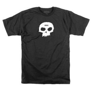 Nueva camiseta negra de calavera única Zero para hombre - Imagen 1 de 1