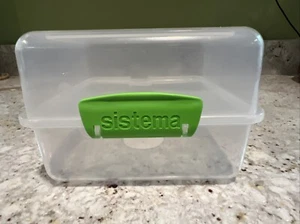 Sistema Klapp Geteilt 3 Fächer Würfel Behälter BPA Frei 48 Unzen - 1,4 L  - Bild 1 von 5