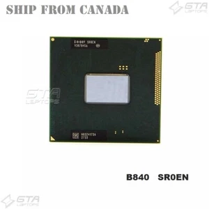 Intel Mobile Celeron B840 1.9GHz SR0EN Socket G2 Dual-Core CPU  - Picture 1 of 1