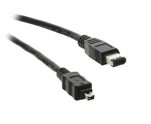 IEEE 1394 400 MBPS FIREWIRE 6-PIN TO FIREWIRE 4-PIN M/M CABLE BLACK LENGTH:42" - Picture 1 of 4