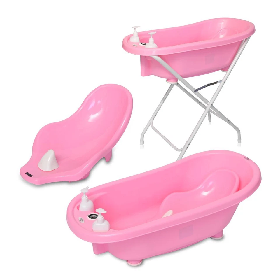 Lorelli Babybadewannen-Set Babybadewanne 88 cm Badesitz Badewannenständer Ablauf - Bild 1 von 1