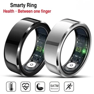 Smart Ring Sleep Tracking Wearable Heart Rate Health Fitness Waterproof Tracker - Picture 1 of 17