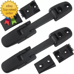 Mack Hood Latch Strap W/Catch Bracket Left Driver & Right Passenger Side Black - Picture 1 of 4