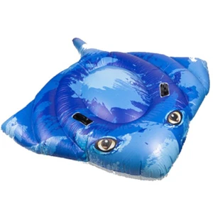 Riesig Stingray Aufblasbar Schwimmbad Rutscher 188cm Wasser Liege 14yo+ - Bild 1 von 8