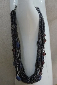 Hand beaded Seed Bead Necklace - Picture 1 of 8
