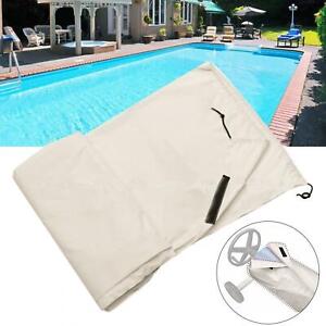 Open Swimming Pool Cover Swimming Pool Roll Cover Waterproof Pool Protector DC