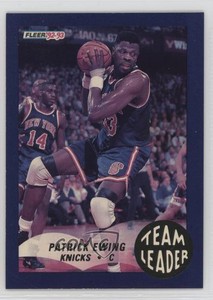 1992-93 Fleer Team Leaders Patrick Ewing #18 HOF