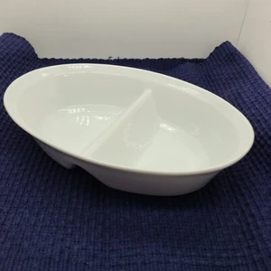 Cordon Bleu Divided Bowl White 10.75" - Picture 1 of 1
