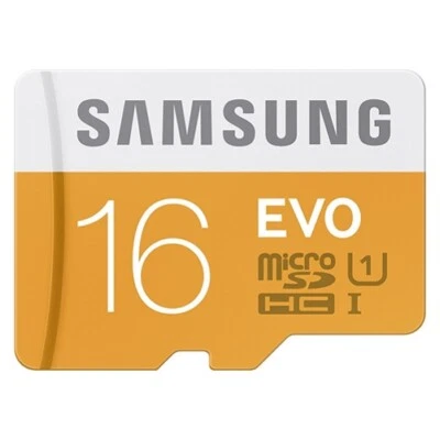 16GB Memory Card Samsung Evo High Speed MicroSD Class 10 for Cell Phones - Image 1 of 2