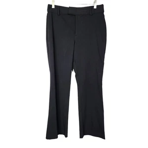 Urban Outfitters Black Stretch Straight Leg Trouser Pants Size 10 - Picture 1 of 10