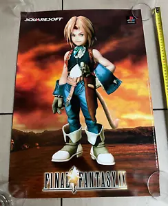 POSTER : Final Fantasy IX Playstation Sony PLV Display PS1 Promo ~60cm Long - Foto 1 di 2