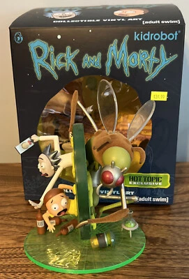 "Figura de arte de vinilo coleccionable Kidrobot Rick & Morty 2017 con caja original - 7,75""" Foto 1 de 4