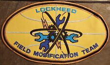 Lockheed Martin FMT Field Modification Team Weapons Patch Sew On 12” Rare Sew On