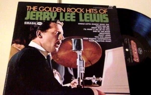 NEAR MINT 1977 The Golden Rock Hits Of JERRY LEE LEWIS lp CLUB edition PLAYS EX - Picture 1 of 12