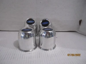 4 WELD RACING CENTER ALUMINUM CAPS  5 LUG WHEELS DRAGLITE RODLITE 3.17" BLUE/FOR - Picture 1 of 1