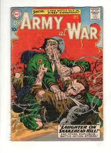 NUESTRO EJÉRCITO EN GUERRA #84 EN MUY BUENA CONDICIÓN, primeros Sgt Rock, Joe Kubert CVR, arte Irv Novick, DC 1959 - Imagen 1 de 2
