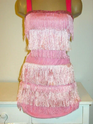 Halloween Secret Wishes Rubíes Talla Pequeña Años 20 Rosa Aleta Vestir 2 piezas Set-NUEVO Foto 1 de 4