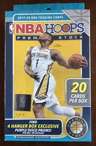 2019-20 Panini NBA Hoops Premium Stock "Hanger" Box - Sigillato in fabbrica - Foto 1 di 4