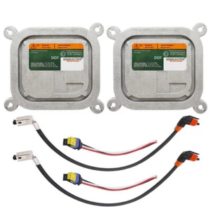 2PCS For 10-19 Ford Mustang Xenon HID Headlight Ballast Module & Wiring Cable US - Picture 1 of 12