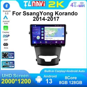 For SsangYong Korando 2014-2017 Android Car Radio Stereo Video Player GPS - Picture 1 of 48