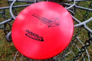 Rare Red Patent Tooled Innova Star Gator 175 g Disc Golf OOP - Picture 1 of 5