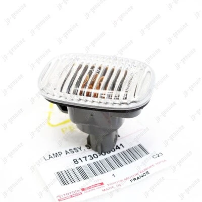 Genuíno OEM TOYOTA Celica 81730-05041 Euro sinal de seta lateral transparente, conjunto de lâmpada - Imagem 1 de 4
