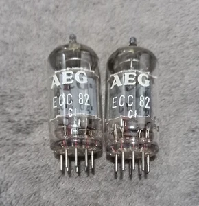 2 x ECC82 AEG TUBE N218 - Picture 1 of 3