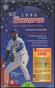 1996 Bowman Baseball Retail Box
