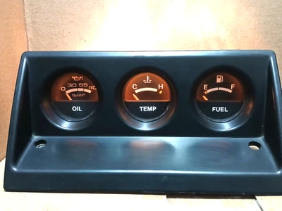 Cuadro medidor Isuzu Trooper 1989-1991 OEM tablero central unidad múltiple aceite -temp- combustible Foto 1 de 4