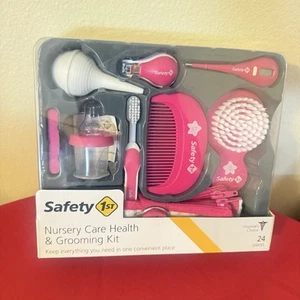 Safety 1ˢᵗ ALL-IN-1 NURSERY CARE HEALTH & GROOMING KIT Baby Infant PINK OnTheGo - Picture 1 of 3