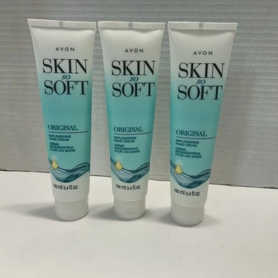 CREMA DE MANOS REPONEDORA ORIGINAL AVON SKIN SO SO SO SO SUAVE Lote de 3 SELLADAS Foto 1 de 2