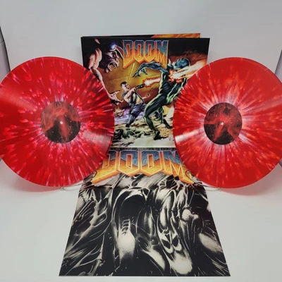 Doom PS1 Vinyl LP Record Playstation One 1 id VGM OST Splatter Not Moonshake - Image 1 of 4