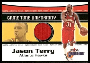 2000-01 Fleer Game Time #NNO Jason Terry Uniformity - Picture 1 of 2