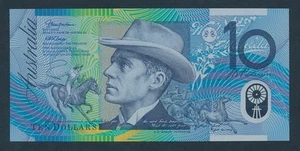 Australia: 2002 $10 Macfarlane-Henry First Prefix AA02, UNC Cat $60 - Bild 1 von 2