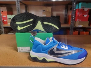 Nike Giannis Immortality 3 Men Shoes Photo Blue Black Barely DZ7533-400 Size 14 - Picture 1 of 6