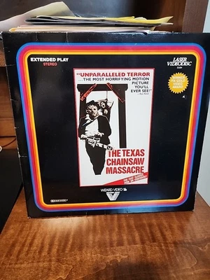 The Texas Chainsaw Massacre Rare (Laserdisc) 1983 Wizard Video Extended Play  — 第 1/4 张图片