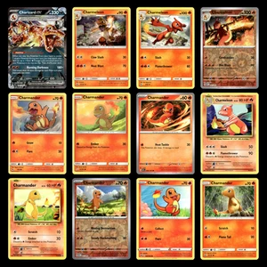 12x Charizard ex Charmeleon Charmander Lot Paldean Fates Pokemon Cards Set - Picture 1 of 2